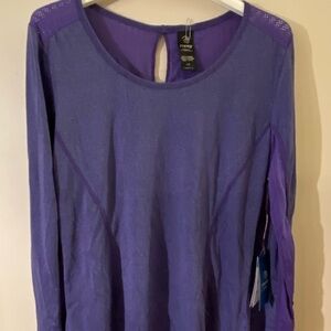 Mondetta Vibrant Purple Long Sleeve Top